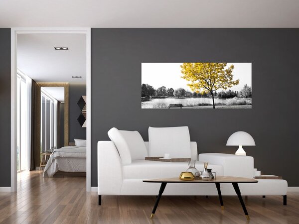 Slika - Odmor u parku (120x50 cm)