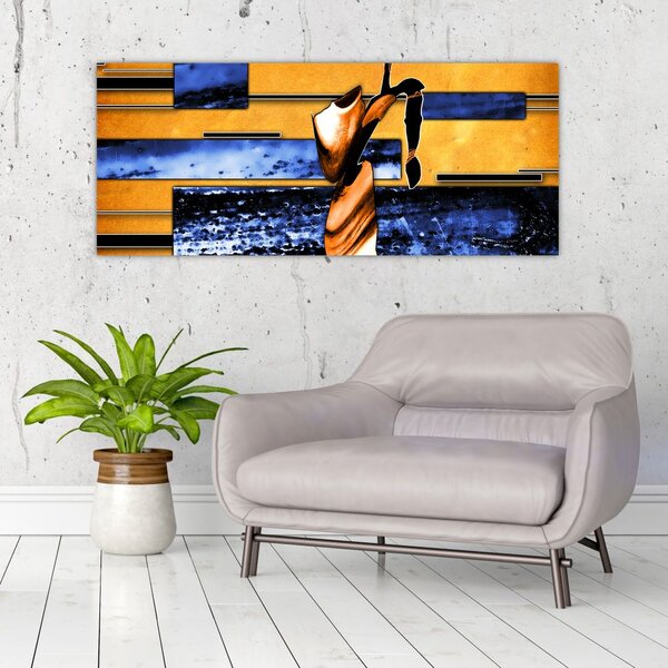 Slika apstraktne slike (120x50 cm)