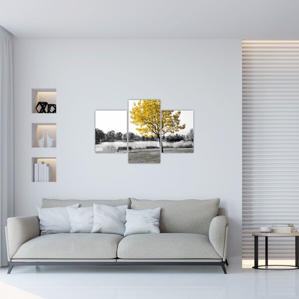 Slika - Odmor u parku (90x60 cm)