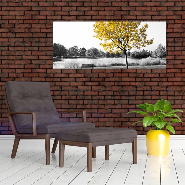 Slika - Odmor u parku (120x50 cm)