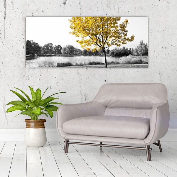 Slika - Odmor u parku (120x50 cm)
