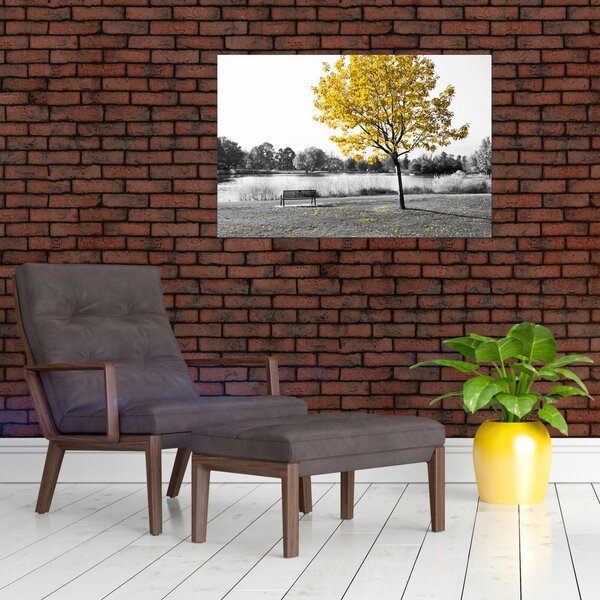 Slika - Odmor u parku (90x60 cm)