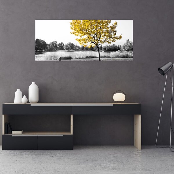 Slika - Odmor u parku (120x50 cm)