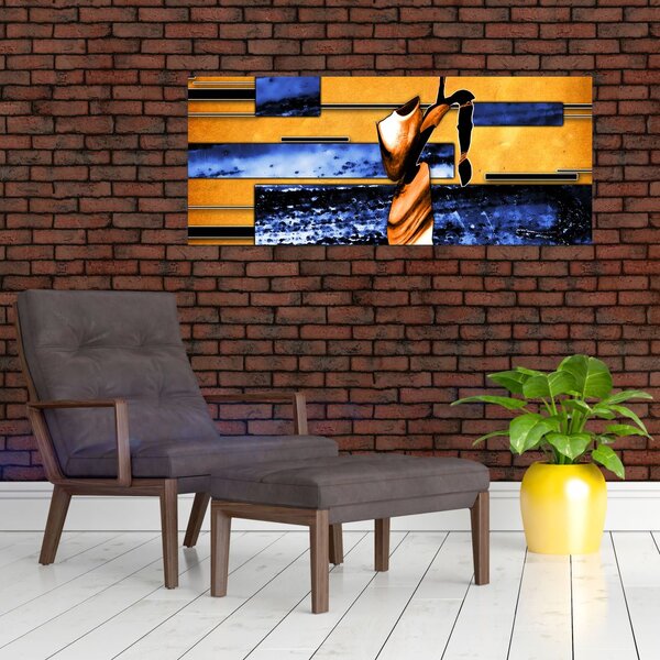 Slika apstraktne slike (120x50 cm)
