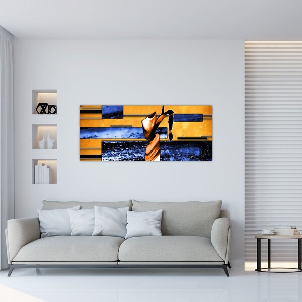 Slika apstraktne slike (120x50 cm)