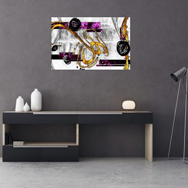 Slika apstrakcije (90x60 cm)