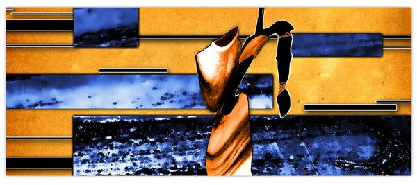 Slika apstraktne slike (120x50 cm)
