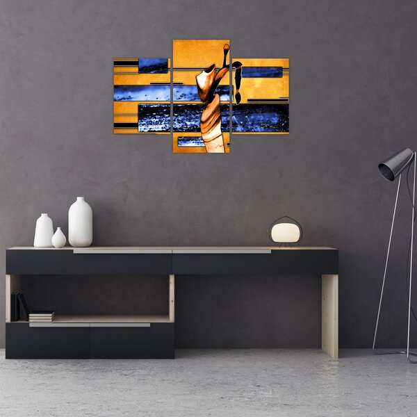 Slika apstraktne slike (90x60 cm)