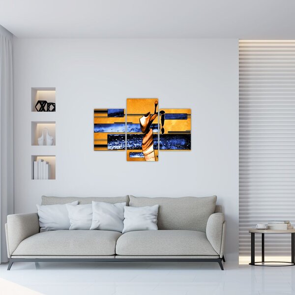 Slika apstraktne slike (90x60 cm)