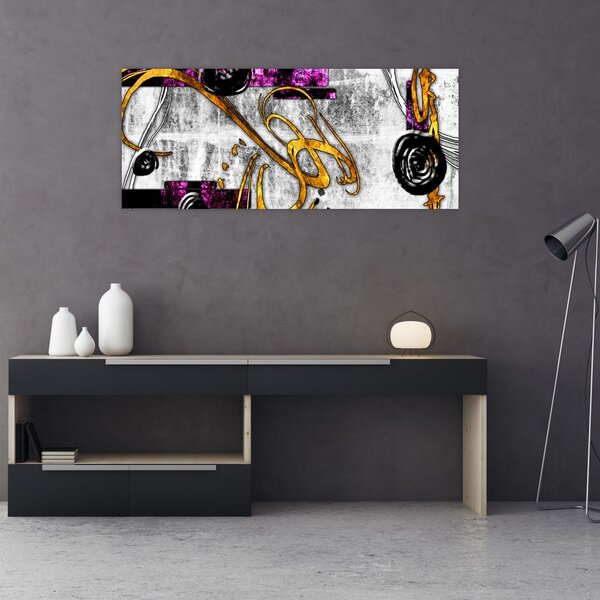 Slika apstrakcije (120x50 cm)