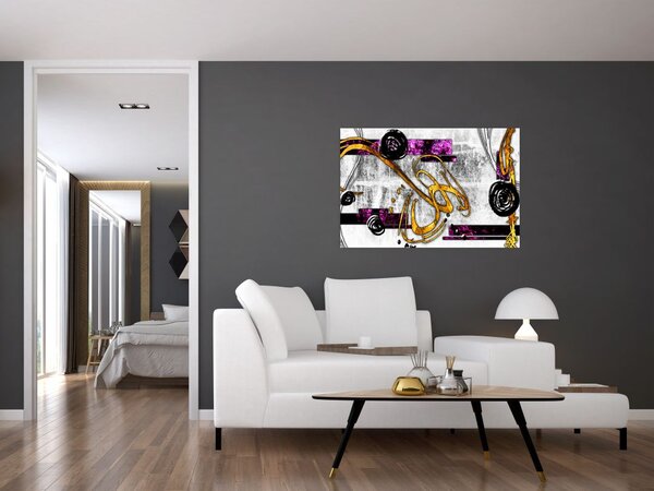 Slika apstrakcije (90x60 cm)