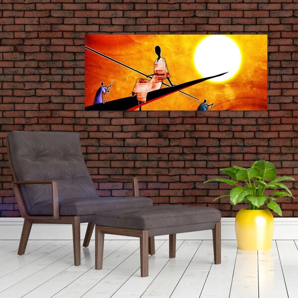 Slika drevne antičke slike (120x50 cm)