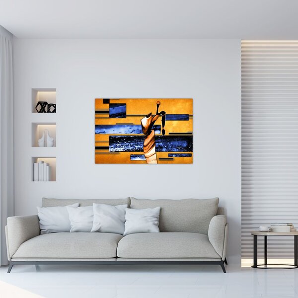 Slika apstraktne slike (90x60 cm)