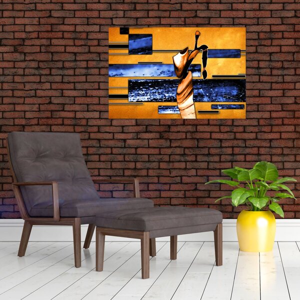 Slika apstraktne slike (90x60 cm)
