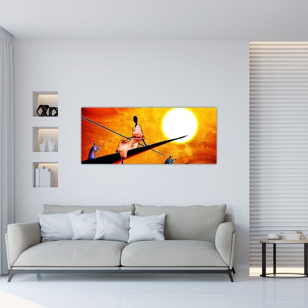 Slika drevne antičke slike (120x50 cm)
