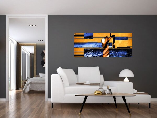 Slika apstraktne slike (120x50 cm)