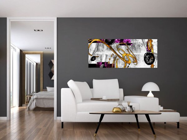 Slika apstrakcije (120x50 cm)