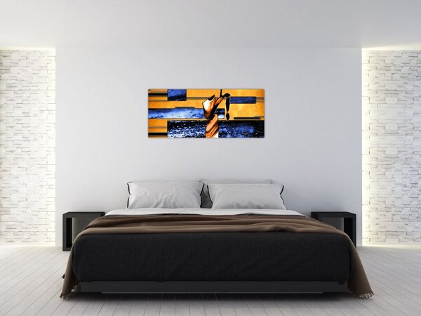 Slika apstraktne slike (120x50 cm)