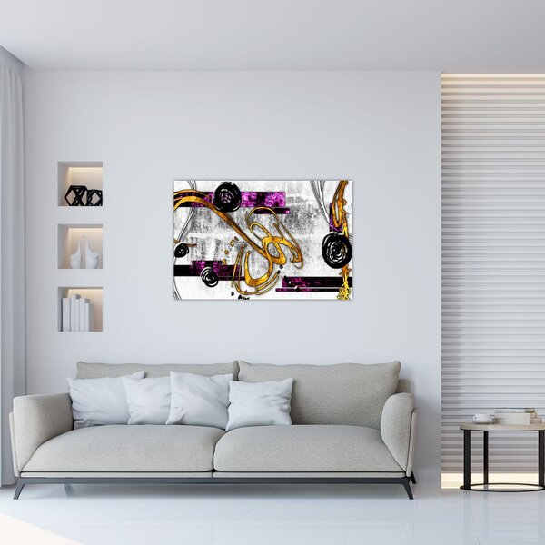 Slika apstrakcije (90x60 cm)