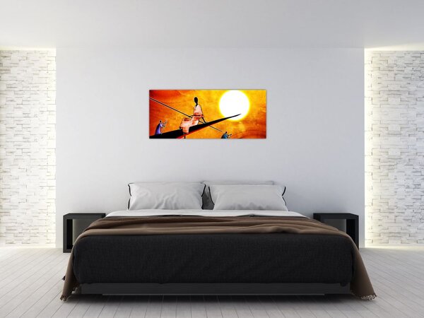 Slika drevne antičke slike (120x50 cm)