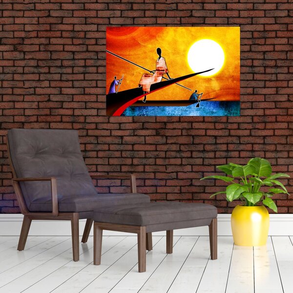 Slika drevne antičke slike (90x60 cm)