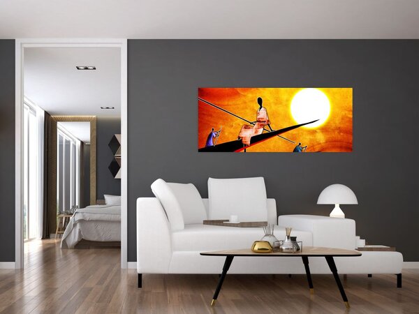 Slika drevne antičke slike (120x50 cm)