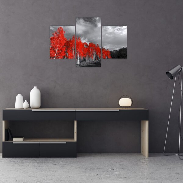 Slika - Drveće u jesenskim bojama (90x60 cm)
