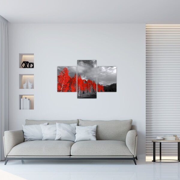 Slika - Drveće u jesenskim bojama (90x60 cm)