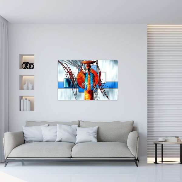Slika osobe na antičkojj slici (90x60 cm)