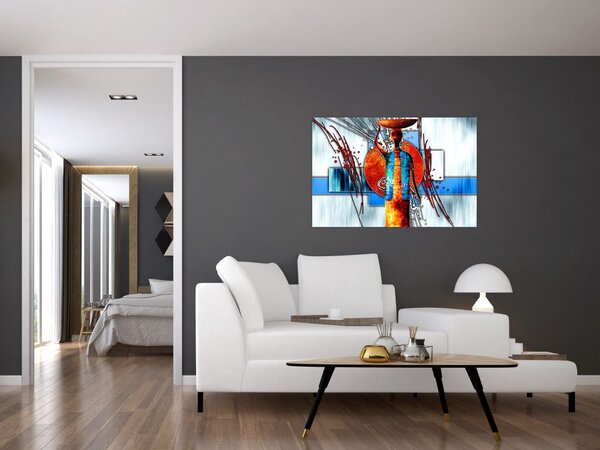 Slika osobe na antičkojj slici (90x60 cm)