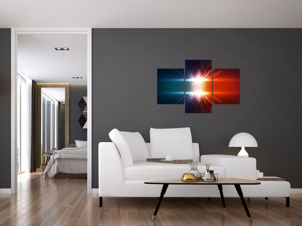 Apstraktna slika aktivnog naboja (90x60 cm)