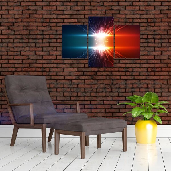 Apstraktna slika aktivnog naboja (90x60 cm)
