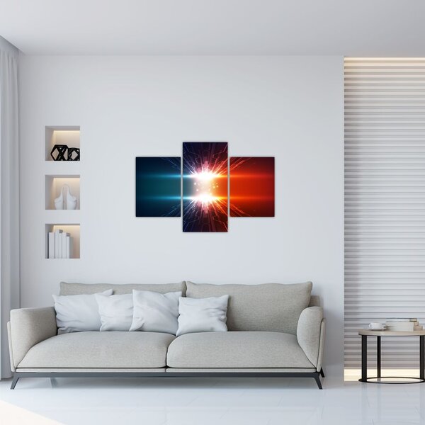 Apstraktna slika aktivnog naboja (90x60 cm)