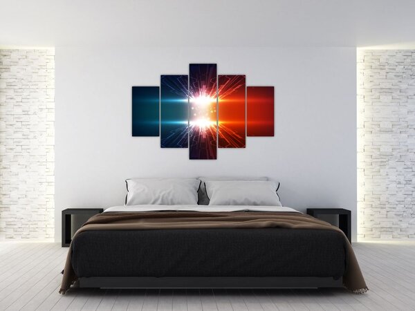Apstraktna slika aktivnog naboja (150x105 cm)