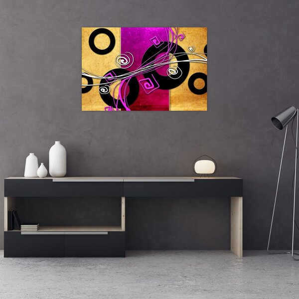 Slika apstrakcije (90x60 cm)