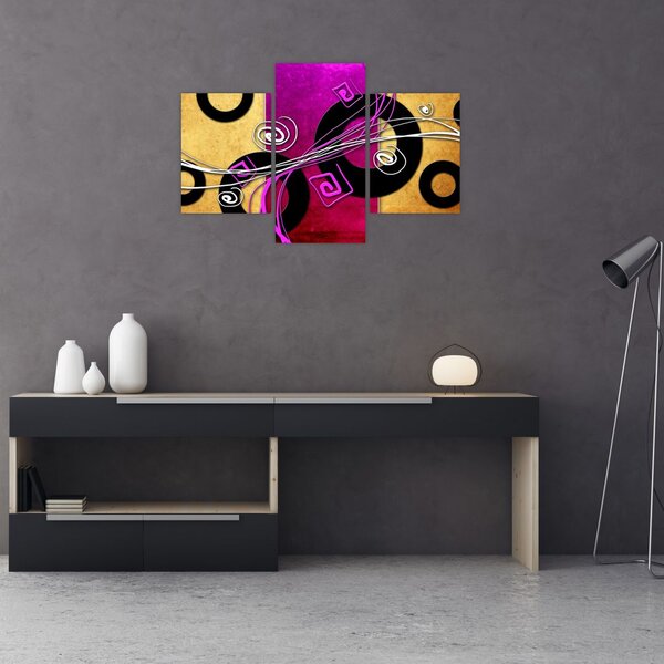 Slika apstrakcije (90x60 cm)
