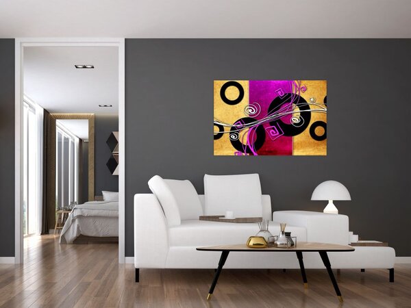 Slika apstrakcije (90x60 cm)