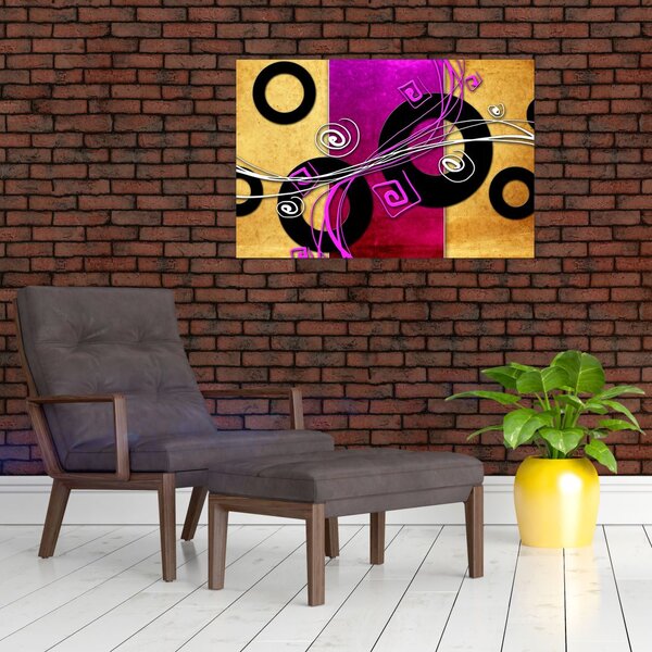 Slika apstrakcije (90x60 cm)