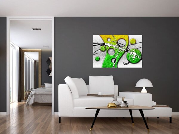 Apstraktna slika (90x60 cm)
