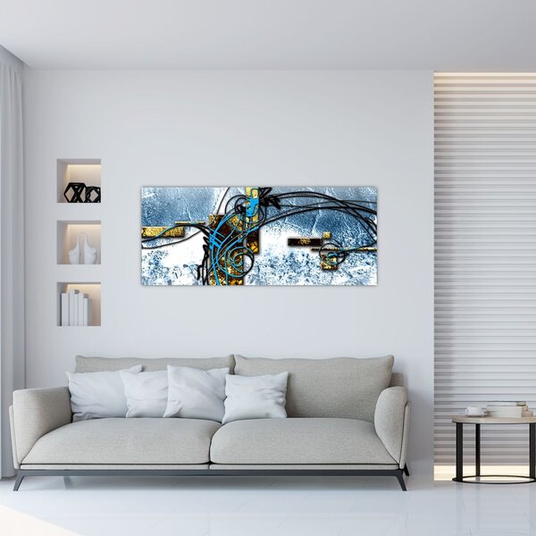 Apstraktna slika (120x50 cm)