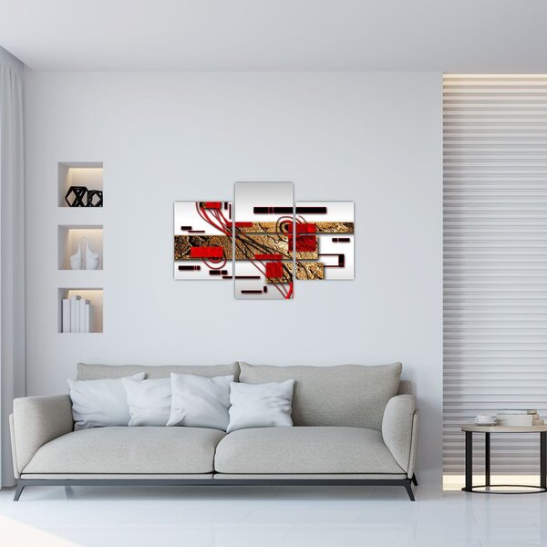 Slika apstrakcije (90x60 cm)