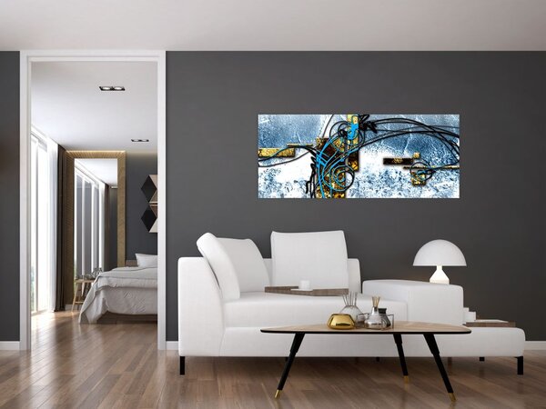 Apstraktna slika (120x50 cm)