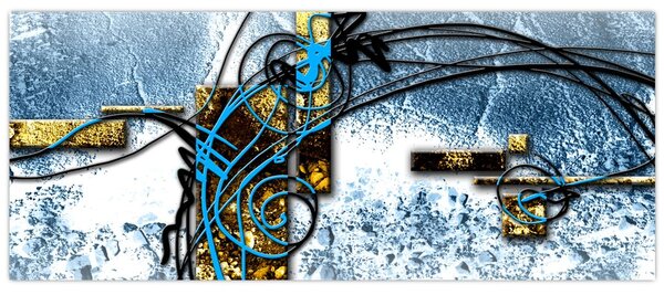 Apstraktna slika (120x50 cm)