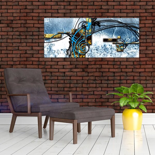 Apstraktna slika (120x50 cm)