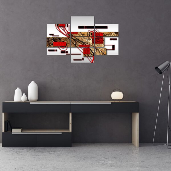 Slika apstrakcije (90x60 cm)