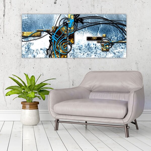 Apstraktna slika (120x50 cm)