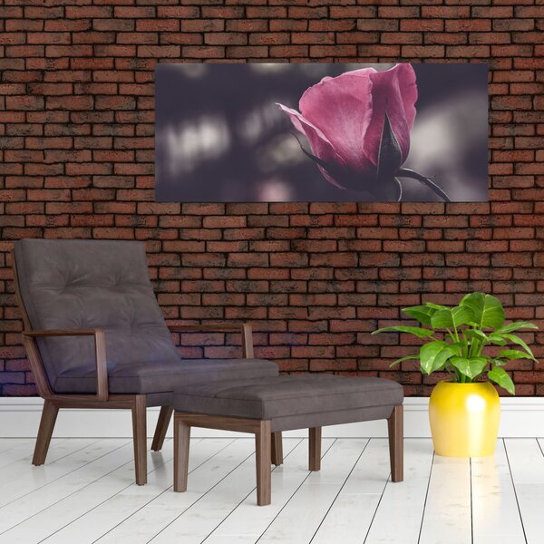 Slika - Detalj cvijeta ruže (120x50 cm)