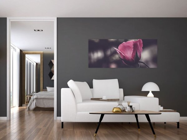 Slika - Detalj cvijeta ruže (120x50 cm)