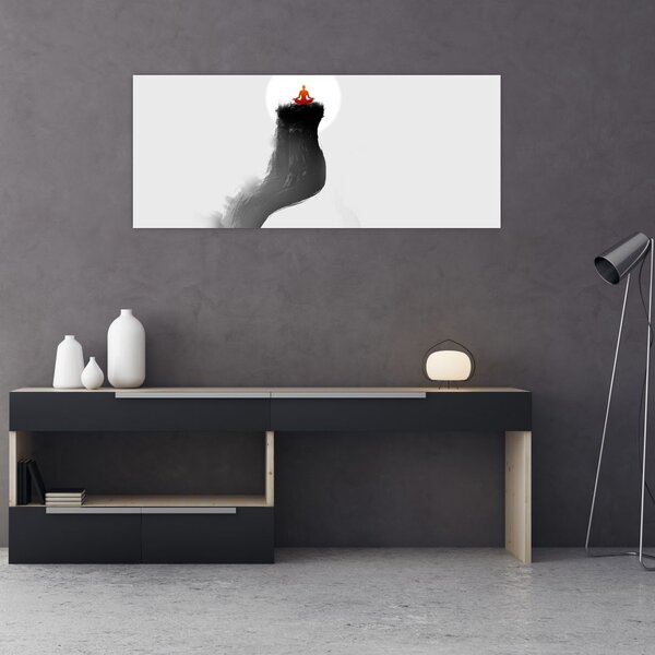 Slika - Meditacija na vrhu (120x50 cm)