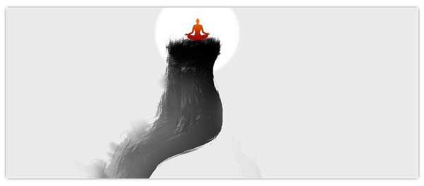 Slika - Meditacija na vrhu (120x50 cm)